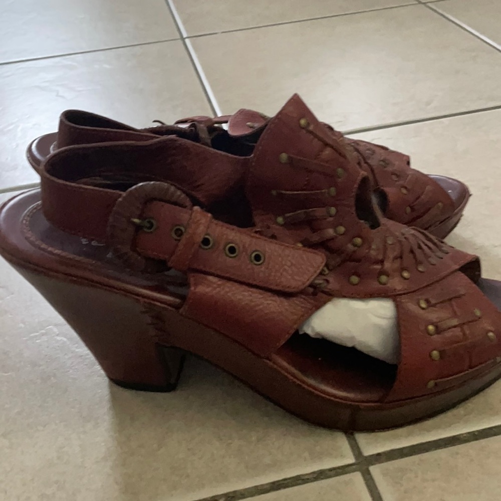 Edgy, studded sandals